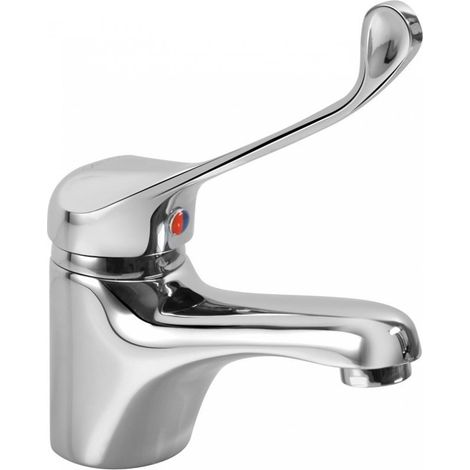 Grifo monomando cromado para lavabo de pie Valvex Medica. (1/2)