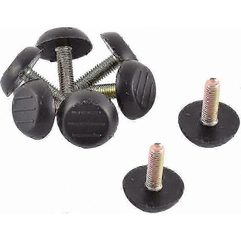 Tige filetée réglable, avec pieds de nivellement coulissants, diamètre de base de 23 mm, ensemble de 8 pièces, support de table en métal pour meubles. (1/5)