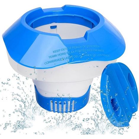 Dispenser di cloro per piscina, supporto per cloro per piscina, dispenser a fungo per piscina, pastiglie di cloro per piscina, idromassaggio, spa (1/5)
