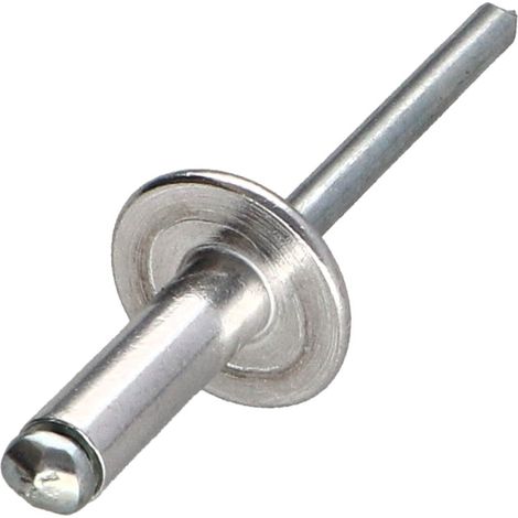 Rivet aveugle Aluminium Tige acier 5X16 Tête EXTRA Large