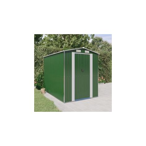 Abri de jardin Vert 192x274x223 Acier galvanisé (1/5)