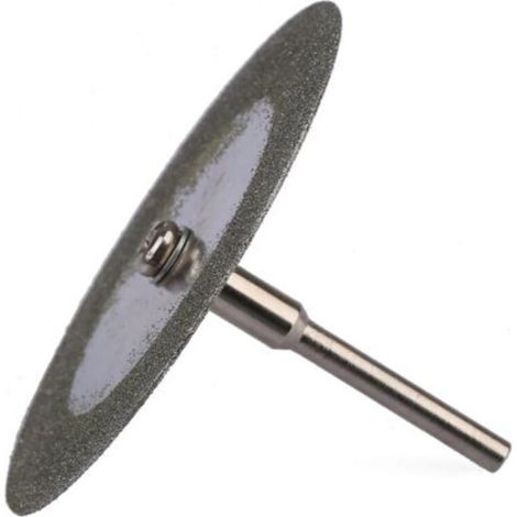 Set mit 5 Trennscheiben aus Kohlenstoffstahl (60 mm), Mini-Diamantsägeblatt mit 3-mm-Aufnahme für Bohr- und Rotationswerkzeuge (1/4)