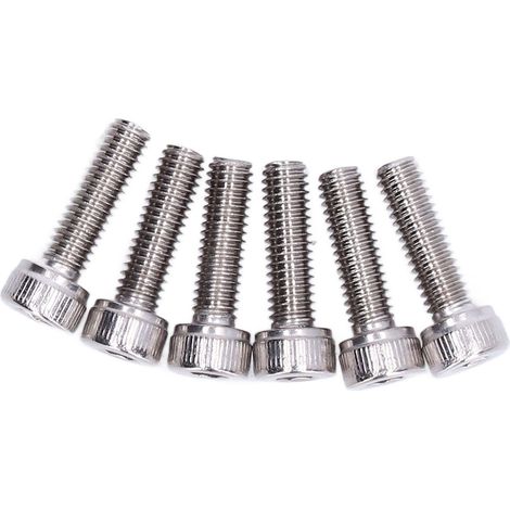 Vis M4x0.7mm Tête Hexagonale Creuse - Kit de 100 Vis en Acier Zingué, Fixations Industrielles pour Boulonnerie (1/5)