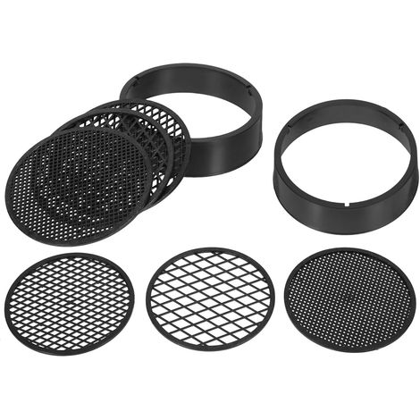 Lot de 2 Set de Sets de Tamis de Jardinage à Maille Fine pour Tamisage du Sol et Compostage, Plastique Résistant, 8 Pièces, Outil Portable pour Jardin et Plantation (1/5)