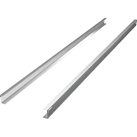 Paire de glissières en inox pour tables réfrigérées p 600 mm - VIRTUS
