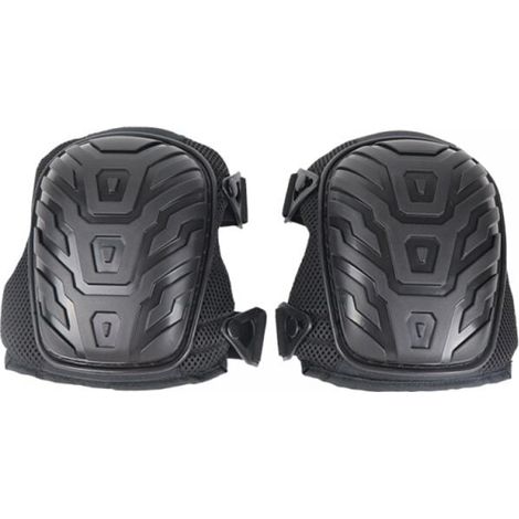 Pair of professional gel knee pads, durable, non-slip, with double straps and easy to fasten, adjustable, suitable for work, gardening, and carpentry. YMYNY (1/4)