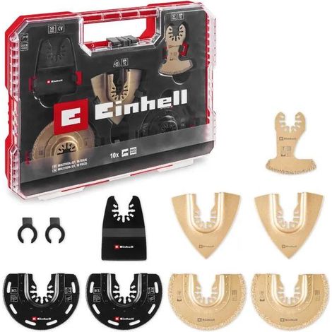 Herramienta multifuncional Einhell XLPlus 10 piezas acero