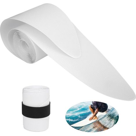2 pièces Ruban de Protection PVC pour Planche de Paddle Board, Accessoires de Surf à Structure Alvéolaire (1/5)