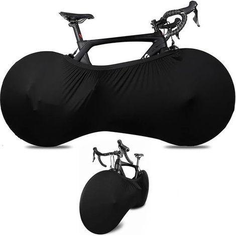 Fahrradabdeckung Wasserdichte Fahrradabdeckung für 1 Fahrrad 2 teilig, bestehend aus Innen und Außenhülle aus dehnbarem, waschbarem Material Moun (1/5)