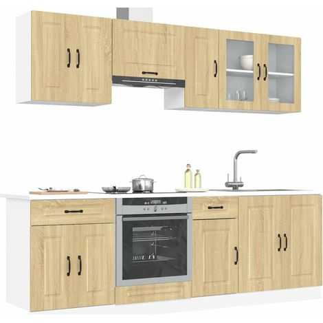 8-tlg. Küchenschrank-Set Kalmar Sonoma-Eiche Holzwerkstoff