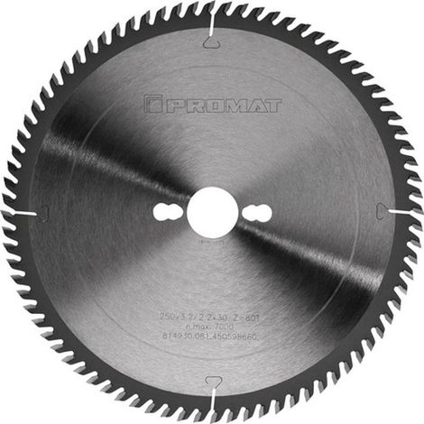 PROMAT Präzisionskreissägeblatt Außen-D. 300 mm Zähnezahl 96 WZ Bohrung 30 mm (1/4)