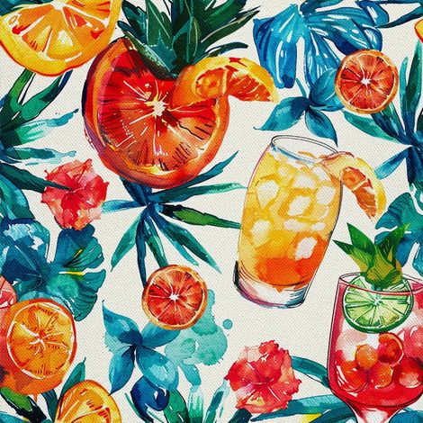 Outdoor Dekostoffe Oxford - Motiv Cocktail DX8681 (1/5)