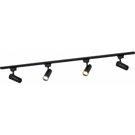 Spot Rail LED Pas Cher noir 40W - PIBAOGU