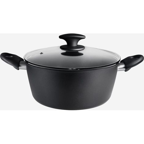Casserole antiadhésive induction en aluminium forgé K-Black (1/3)