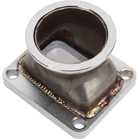 Adaptateur de bride de serrage en V de 2,5 pouces, fabriqué en acier inoxydable, antirouille et durable, de type universel, convient aux turbocompresseurs T4. (1/5)