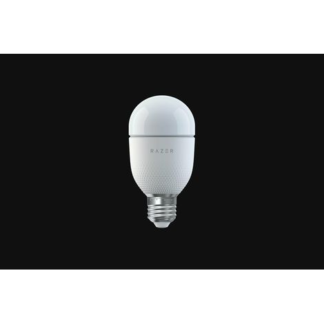 Razer Aether Lampadina smart - Lampadina LED per case smart (Disponibile con attacco E26-E27 Con tecnologia Razer Chroma RGB Compatibilita' con Matter Funziona con l'app Casa Smart Razer) (1/5)