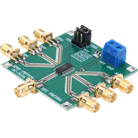 Module de commutation RF unipolaire à 6 positions, composant électronique non réfléchissant HMC252 DC3 GHz (1/5)