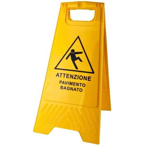 1PZ CAVALLETTO PAVIMENTO BAGNATO "CLEAN" - cm.60h. (1/3)