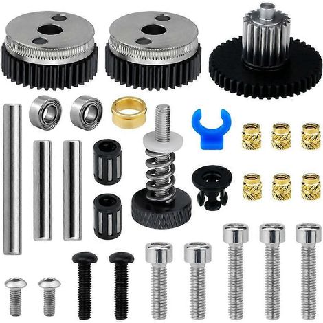Gehärtete Stahl-3D-Druckerteile für HGX-Extruder, Nylon-Extruder und hochwertiges Zahnradset (1/5)