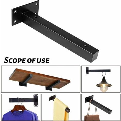 Support d'étagère de support de charge 4pcs, 30CM (1/4)