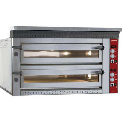 Four électrique triphasé à pizzas - 2 x 9 pizzas - Diamond (1/5)