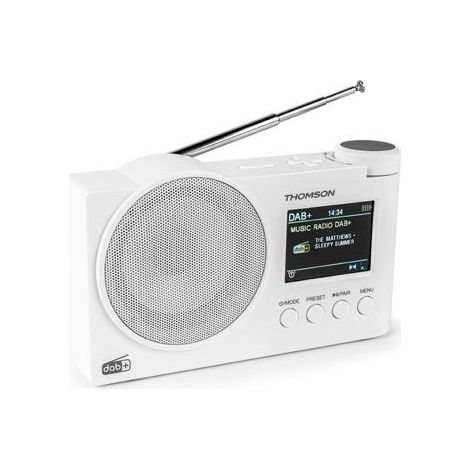 Radio DAB und Bluetooth-Lautsprecher - THOMSON - RT400DABBTWH - DAB+/FM - Bluetooth - Batterie 1500mAh/USB-C (1/4)