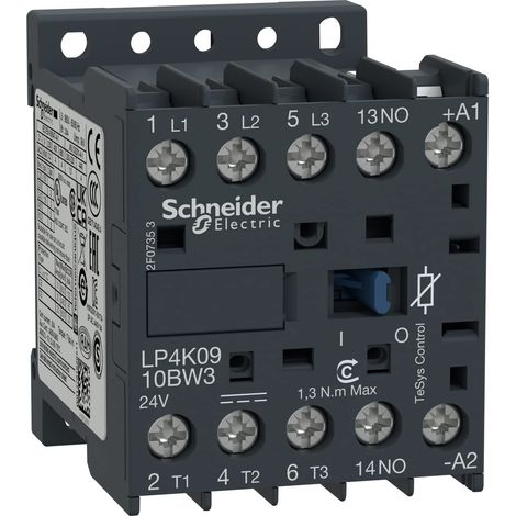 Contattore di potenza 9A 3P 24V DC 1Z 0R LP4K0910BW3 (1/4)