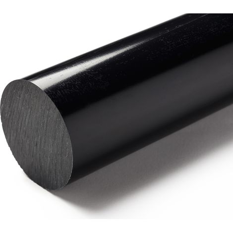 Tige de nylon RS PRO Noir Dia. 130mm x 500mm ( Prix pour 1 Lot )