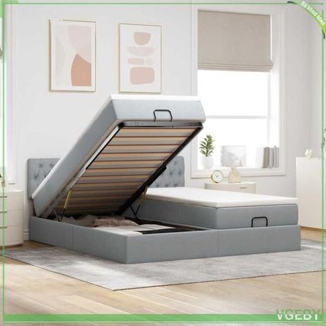 Cadre de lit ottoman - 3312864 - matelas 180x200 cm - rangement hydraulique - LED intégrée (1/5)