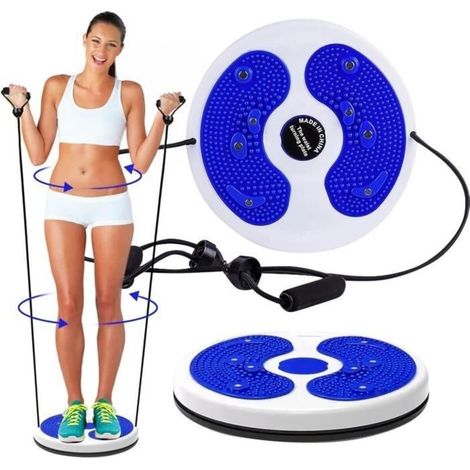 Twist Waist Disc, Twist Waist Disc with Pull Rope, Balance Board for Fitness Twist Exercises (1/4)