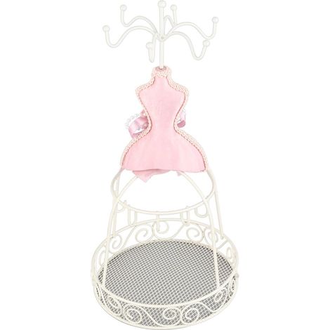 High Heel Shoes, Earrings, Necklace Jewelry Holder Display Stand, Lady Jewelry Display Stand, Women's/Girls' Gift, Small Model (Iron Frame) (1/5)