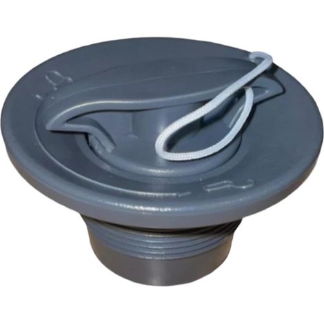 Couvercle de valve d'air de rechange P06463 pour jacuzzi gonflable, bouchon à vis, joint hermétique pour modèles Helsinki Singapore Vancouver en PVC noir (1/5)