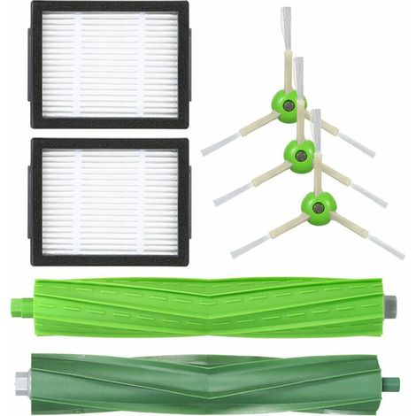Roomba I7 I7 + / I7 Plus E5 E6 E7 sept ensembles d'accessoires pour aspirateur (3 brosses latérales + 2 + 2 brosses principales) (1/4)