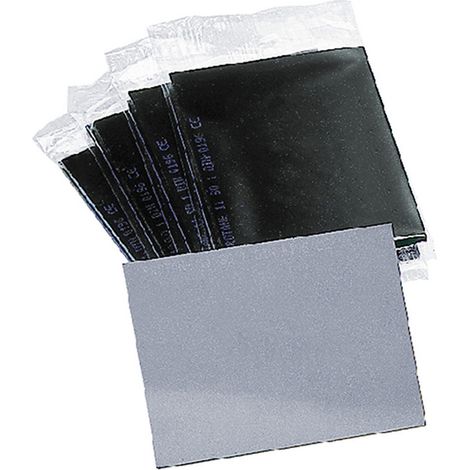 Vetro Di Ricambio Maschera Schermo Saldatura Inattinico Din10 Mm 50X105 - 5 Pz