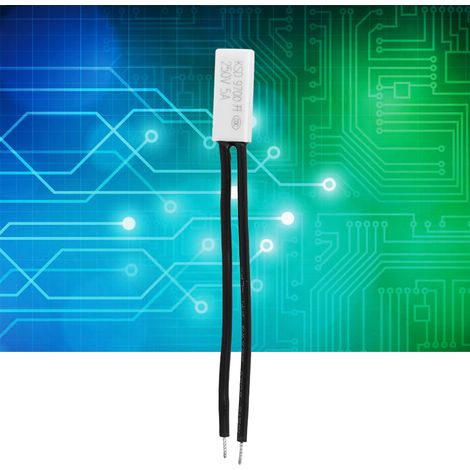 10 Stück KSD9700 Normalerweise offener Temperaturregler mit thermischem Schutzschalter und Kunststoffsensor 75℃ (1/5)