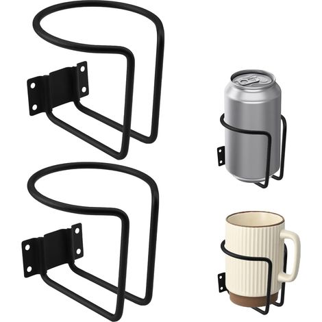 CCYKXA  2 Pièces Porte-Gobelets De Voiture De Bateau, Acier Inoxydable Porte Gobelet Voiture, Support Gobelet Voiture avec Vis, Porte Bouteille Voiture, pour Marine, Camion, Remorque, Voiture, Yacht