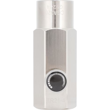 Adaptateur de Recharge CO2 CGA320 pour Cylindre, Valve de Remplissage Soda Argenté Accessoire
