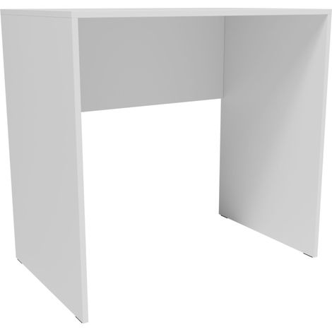 CR3-UNO Schreibtisch 80 cm weißer Computertisch für Jugendzimmer, Büro, Wohnzimmer