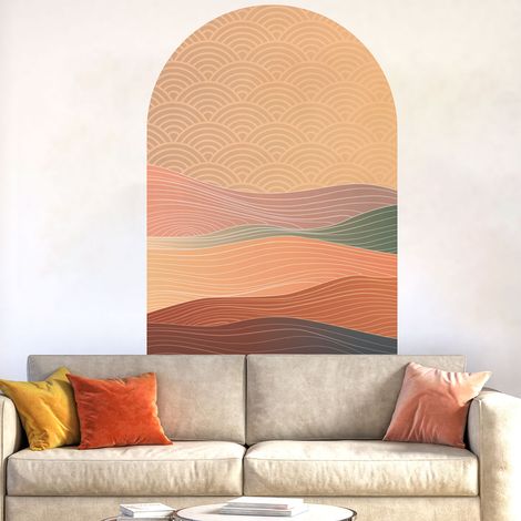 Papier peint intissé pré-encollé fresques géantes - ARCHE DUNES DU DÉSERT - 85x60cm (1/5)