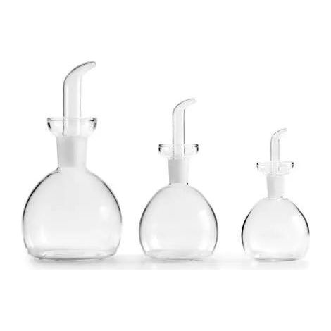 ibali Petaca decorativa transparente 300 ml 9 cm