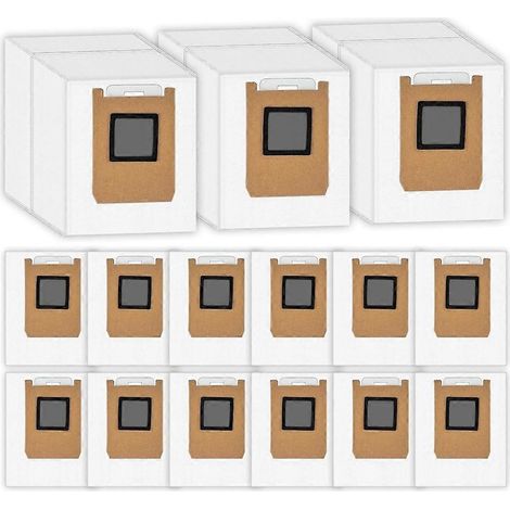 15 Pack de remplacement Dust Bags pour Eufy Omni E28 – C28 E25 Robot Aspirateur – Bags (1/5)