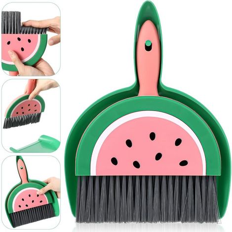 Mini balayette et pelle, pelle et balayette, petit balai de table avec pelle, kit de balayage de table, mini balayette pour la maison, le bureau, l'école, le nettoyage des animaux de compagnie