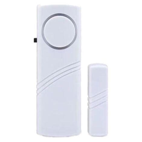 FENOPLASTICAAlarme Porte et Fenêtre - Lot 4x Alarme Sans Fil Anti-Intrusion - Sécurité Maison Contre Cambriolage - Fonctionnement Magnétique - 100 dB (1/5)