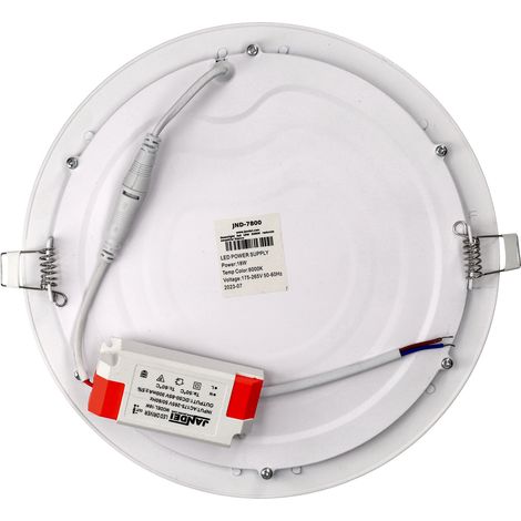 Jandei - Downlight led 18W 4200K redondo superficie blanco Plafon LED