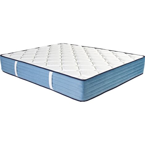 Matelas réversible CALI 140x190 cm, mousse haute densité, indépendance du couchage, face été/hiver, épaisseur 24 cm (1/5)