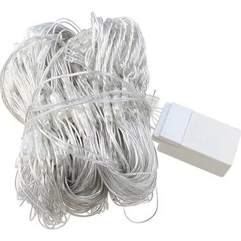 Guirlande Lumineuses Filet, 3x2m 192 LED, IP65 Étanche Guirlande Lumineuse Extérieure pour Chambre Noël Mariage Soirée Maison Jardin [Classe énergétique A] (1/5)