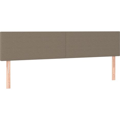 Têtes de lit Taupe 160x5x78/88 cm Tissu (1/5)
