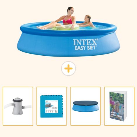 Intex Piscine Easy Set Ronde - 244x61 cm - 5-pièces  SCB108 (1/5)