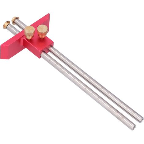 20 cm langer Zimmermanns-Zeichenbleistift mit doppelseitigem Lineal, klarer Skala, Präzisionsmesswerkzeug (1/5)
