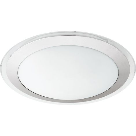 Eglo LED Plafonnier Competa 1, lampe de plafond 1 flamme, matériau : acier (1/4)